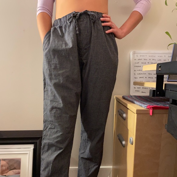 H&M drawstring plaid trousers - Picture 4 of 5